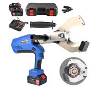 Hydraulic Bolt Cutters, 250kN Shear Force, Max Cutting Diameter 120mm, OLED Display, 2 x 400mAh Batteries, Continuous Use for Steel and Electricity Cutting