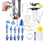 Hydraulic Brake Bleed - Brake Fluid Bleeder Kit, Professional Rim Steering Care, Complete Mineral Oil Bleeding System | Universal Cycling Component Hardware For Mountain, Rim, And Maintenance