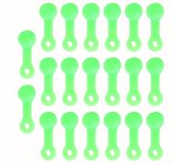 Hydraulic Brake Bleed Nipple Cap, 20pcs Rubber Disc Brake Caliper Bolt Cover for SRAM for TEKTRO, Black Red Green(green)