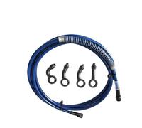 Hydraulic Brake Hose 0-28-45-90 Degree Motorcycle Braided Stainless Steel Brake Line Hose Fluid Hydraulic Gas Oil Fuel Tube Pipe 30 Cm~500cm(380cm)