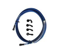Hydraulic Brake Hose 30 Cm-500 Cm 0°~28°~45°~90° Motorcycle Brake Hose Stainless Steel Braided Hydraulic Clutch Tube Oil M10(220cm)
