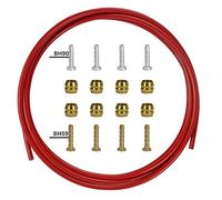 Hydraulic Brake Hose Kit CYSKY Bike Disc Brake Oil Tube 2500mm Bike Hydraulic Disc Brake Hoses Kit for SRAM/Shimano BH59 BH90 Mountain Bike Road Bicycle (Red)