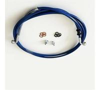 Hydraulic Brake Hose Motorcycle Accessories Scooter Brake Oil Pipe Hydraulic Blue 10 Cm~500 Cm 90°-90° Screws Thread M10X1mm(250cm)