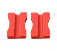 Hydraulic Brake Hose Mounting Tool, 2-Piece ABS Block Set for Disc Brake Pin Installation, Reliable Red Tool with Precise Fit for Cycling Maintenance