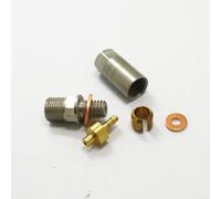Hydraulic Brake Hose Nut Fittings for Hope Tech3 V4/E4/X2 Bikes, Copper Stainless Steel Olive Naald Connector Kit(Open)