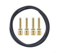 Hydraulic Brake Hose Set for SM-BH59/BH90-2.5m with Olive and Connector Inserts Compatible with Shimano M355/M395/M615/M675/T750/M785/M985/M8000/M9000 SLX XT(BH-59)