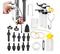 Hydraulic Brake Kit for Bikes, Hydraulic Disc Brakes, Lightweight Waterproof Bleeding Equipment for Sports Bikes, Mountain Bikes and Handlebars - Mechanical Bicycle Maintenance