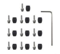 Hydraulic Brake Line Connector Set for SRAM 10 Pairs Olive Insert Compression Fittings with Professional Installation Tool for Road Bike MTB(Black)