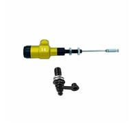 Hydraulic Brake Pump 14/17.5mm Piston Motorcycle Hydraulic Clutch Brake Master Cylinder System Universal Transfer Pump CNC Aluminum Clutch brake pump(14MM Gold)