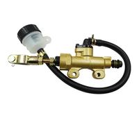 Hydraulic Brake Pump Motorcycle Retrofit Rear Brake Hydraulic Up Pump Hydraulic Brake Inline Pump Fit For Yamaha Raptor 660 660R Motorcycle Brake Hydraulic Pump(Gold)