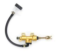 Hydraulic Brake Pump Universal Motorcycle Rear Foot Brake Main Pump Quad Dirt Hydraulic Cylinder With Fuel Tank Fit For Honda Motorbike F2180 Motorcycle Brake Hydraulic Pump(Gold)