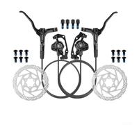 Hydraulic Brake Set, Mountain Bike Hydraulic Disc Brakes, Bicycle Oil Pressure Disc Brake, MT200 Hydraulic Disc Brake Set For Mountain Bike(Black)
