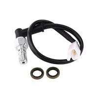 Hydraulic Brake Switch, Universal Fit Rear Brake Pressure Light Switch M10x1mm for Scooters Mopeds Dirt Bikes Pit Bikes ATVs Stop Light Systems