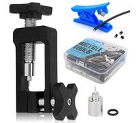Hydraulic Brake Tool Kit, Hydraulic Disc Brake Hose Banjo Fitting Insert Tool Portable Internal Wiring Tools HydraulicHose Cutter for MTB Road Mountain Bike