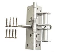 Hydraulic Buffer Door Hinges for Self Closing, Adjustable Speed for Different Door Applications at Home (Silver)