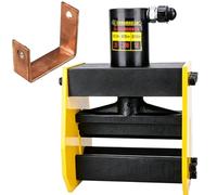 Hydraulic Busbar Bender, Bus Bar Bending Tool Copper, Aluminum Buses Bars Bend Machine, Works with Hand, Foot, Electric Pumps for Coppers, Metal, 12mm Thickness, 8mm Iron