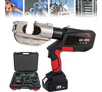 Hydraulic Cable Crimping Tool, 120N Electric Crimper with 4.0Ah Battery, Crimping Range 16-400mm², Battery Operated Design for Professional Use