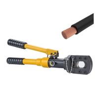 Hydraulic Cable Cutter, 10-ton Crimping Tool Kit, Cuts up to 30mm for Reinforced Concrete, Wire Rope, Steel Strand, and Iron Chain
