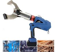 Hydraulic Cable Cutter - Battery Powered Electric Ratchet Wire Crimper with LED Display for Cu/Al Cables