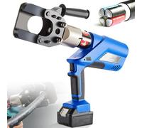 Hydraulic Cable Cutter Electric Crimping Tool, 18V for 40mm/50mm/70mm/95mm Copper and Aluminum Armored Cable, Heavy Duty Wire Cutting Tool