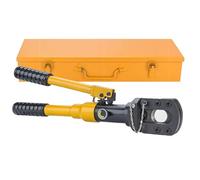 Hydraulic Cable Cutter, Heavy Duty Manual Rebar Cutting Tool with 30mm Capacity, Non-Slip Handle, High Carbon Steel Blade for Rebar, Wire Rope, Steel Strand, Chain