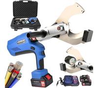 Hydraulic Cable Cutter Wire, 120KN/160KN Electric Ratchet with LED Display/Battery, Cutting Tool for Al and Armored Cu/Al(120C)