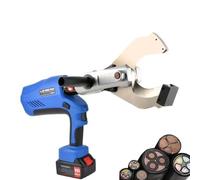 Hydraulic Cable Cutter with 2 Batteries, 250kN Shear Force, OLED Display, Continuous Shearing for Electricity, Steel, Armored Cables, Heavy Duty Tool