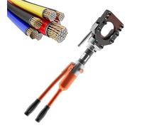 Hydraulic Cable Cutter with Safety Valve, Hand Tool for Cutting Copper, Aluminum, and Armored Cables