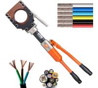 Hydraulic Cable Cutters - Ergonomic Hand Scissors for Copper & Aluminum Wire, High-Strength Blade, Openable Pliers Head, Cuts