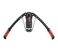 SPORTNOW Hydraulic Chest Expander With 22-440Lbs Resistance For Upper Body Exercise, Black