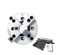 Hydraulic Chuck 6 Inch Hollow/Solid 2/3/4 Jaws A5 Flange Pressure for CNC Lathe Machining Center (2 Jaw Solid)