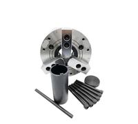 Hydraulic Chuck 6 Inch Hollow/Solid 2/3/4 Jaws A5 Flange Pressure for CNC Lathe Machining Center (2 Jaw Solid)