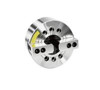 Hydraulic Chuck Two-jaw mid-air Solid 56688-inch 10 CNC Lathe high-Precision Full Set of fixtures(8 inch Medium Solid A6 Flange Plate)