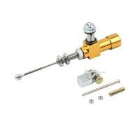 Hydraulic Clutch Master Cylinder Rod Motorcycle Brake Pump M10X1 25mm Compatible with Various Models for Responsive Clutch and Brake Control (Gold)