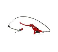 Hydraulic Clutch Motorcycle Universal Aluminium 900mm/1200mm Steel Brake Cable Master Cylinder For 125-250cc Dirt Bike Motocross Handlebar Clutchs Brakes Levers
