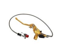 Hydraulic Clutch Motorcycle Universal Aluminium 900mm/1200mm Steel Brake Cable Master Cylinder For 125-250cc Dirt Bike Motocross Handlebar Clutchs Brakes Levers