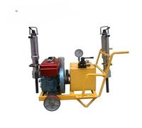 Hydraulic Concrete Rock Splitter Machine for Non-Explosive Static Demolition, Portable Stone Breaking System for Mining, Quarry Processing, Foundation Removal and Infrastructure Development