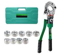 Hydraulic Copper Pipe Crimper Plumbing Crimping Tool Ø12-28mm, Pipe Crimping Pliers with Copper 12/15/18/22/28mm & PEX-AL-PEX 16/20/26/32mm