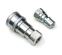 Hydraulic Coupler 1/4" NPT ISO 7241-B,CEKER Quick Connect and Disconnect Tractor Couplers Hydraulic Coupling