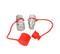Hydraulic Couplings Robust Flat Face Quick Connect Fittings Skid Steer Loader