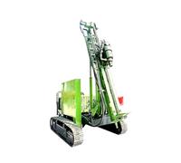 Hydraulic Crawler Pile Driver for PV Ground Mount Systems Mini Press and Rotary Drill Rig for Frozen Soil Projects