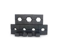 Hydraulic Crimper Replacement 1 Pairs Dies, Dies for YQK-300 Hydraulic Clamp, 4-300mm² Hex Crimping Dies(6mm²)