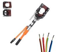 Hydraulic Crimping Cutting Tool, Heavy Duty Handheld Bolt Cutter Kit with Safety Valve for Armored Cables up to 95mm - Durable and Efficient Cable Cutter
