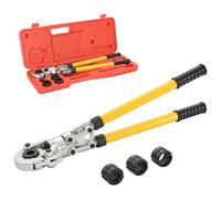 Hydraulic Crimping Pliers 16-20-26-32mm Wire Cable Cutter Tool Crimper vidaXL