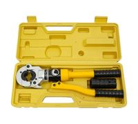 Hydraulic Crimping Pliers 16 mm 6T Pipe Crimping Pliers TH 16-32 Press Jaws 360° for Composite Pipe and Fittings TH Profile Crimp Pipe Crimping Pliers