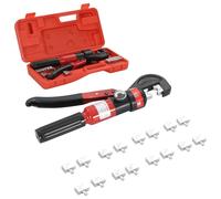 Hydraulic Crimping Pliers 4-6-8-10-16-25-35-70mm² Wire Cable Cutter vidaXL