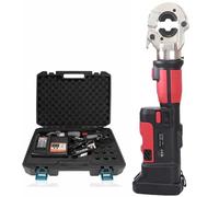 Hydraulic Crimping Pliers, Rechargeable Electric Wire Crimper, 18V 5.0Ah Tool for Copper & Aluminium Lugs, 10-300mm² Cable Crimping, Heavy Duty