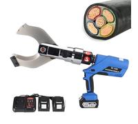 Hydraulic Crimping Tool 18V 4.0Ah Battery, 60kN-120kN Cable Crimper, Electric Wire Cutter for 85MM-120MM Al and Armored Cu/Al Cable 135C