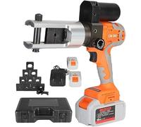 Hydraulic Crimping Tool, Battery-Powered Crimper for Copper and Aluminum Cable Lugs, Electric Wire Terminal Crimping Machine, 16-300mm²