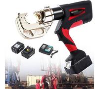 Hydraulic Crimping Tool, Electric Operated Crimper for Battery Cable Wire Lug Terminal, Heavy-Duty Hydraulic Press Pliers for Efficient Crimping